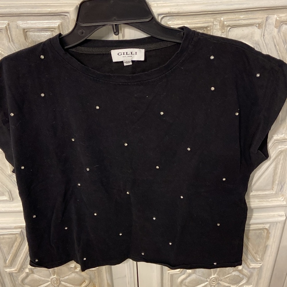 Rhinestone crop top - Picture 4 of 7
